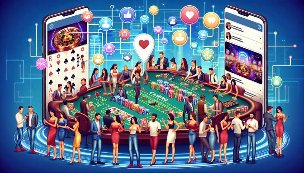 Casino igre koje se ponašaju poput društvenih mreža